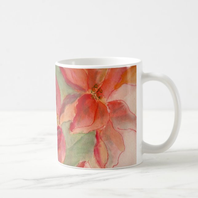 Poinsettia Coffee Mug (Right)