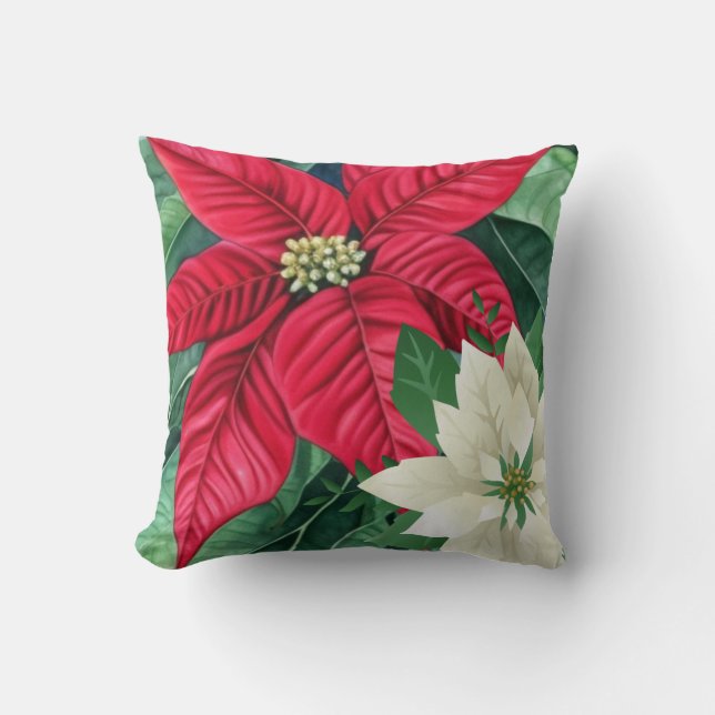 Poinsettia Cushion (Front)