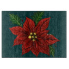 Poinsettia Cutting Board