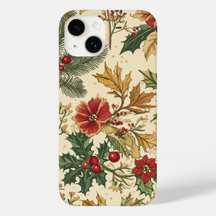 Poinsettia Floral Christmas Pattern (13) Case-Mate iPhone 14 Case