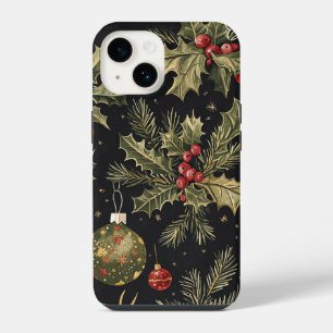 Poinsettia Floral Christmas Pattern (22) iPhone 14 Case