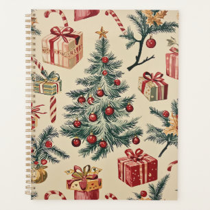 Poinsettia Floral Christmas Pattern (2) Planner