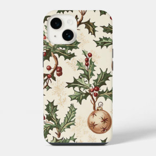 Poinsettia Floral Christmas Pattern (6) iPhone 14 Case