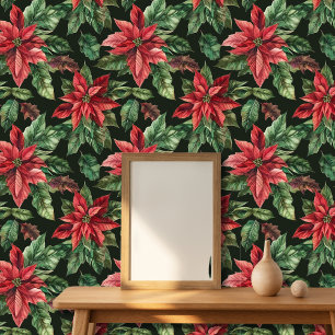 Poinsettia flower Christmas  Wallpaper