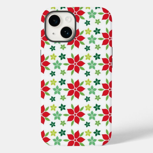 Poinsettia Flowers Phone Case (Back)