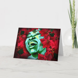 Poinsettia Heaven Holiday Card
