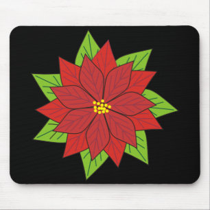 Poinsettia Mouse Mat