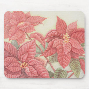 Poinsettia Mouse Mat