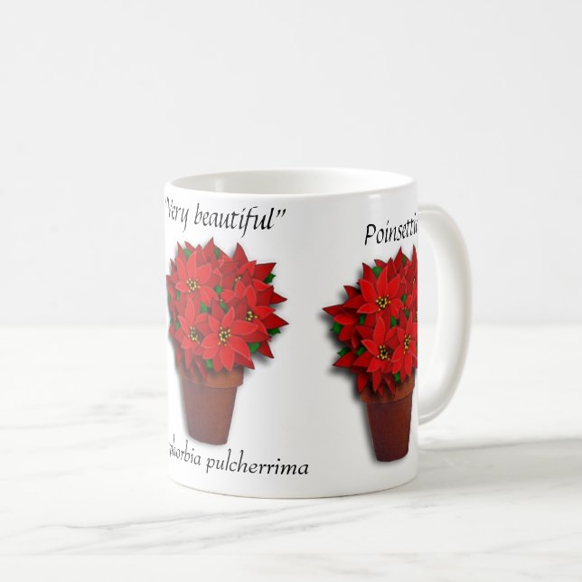 Poinsettia Mug (Front Right)