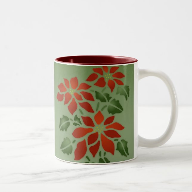 Poinsettia Mug (Right)