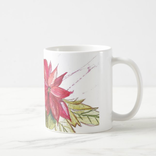 Poinsettia Mug (Right)