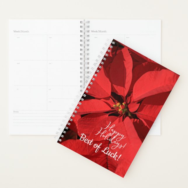 Poinsettia New Year Planner (Display)