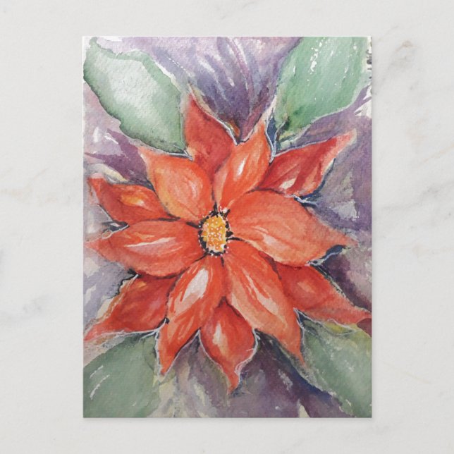 Poinsettia Postcard (Creator Uploaded)