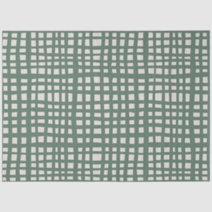 Poinsettia Sage Green Ivory Christmas gift Tissue Paper