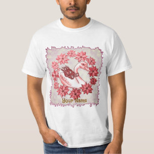 Poinsettia Swan T-Shirt