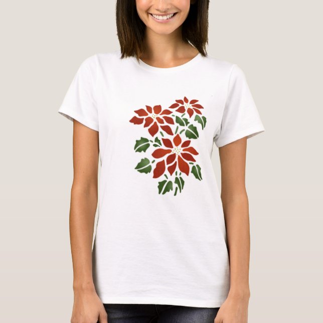 Poinsettia Tee (Front)