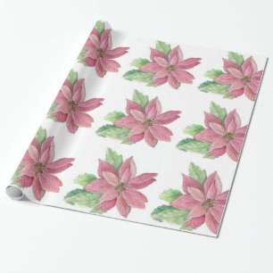 Poinsettia Wrapping Paper