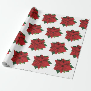 Poinsettia Wrapping Paper