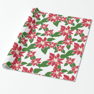 Poinsettia Wrapping Paper