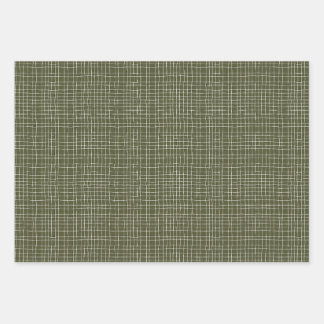 Poinsettia Wrapping Paper Set of 3 Sheets