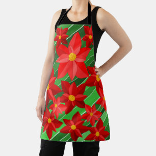 Poinsettias Apron