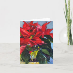 Poinsettias Card
