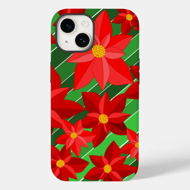 Poinsettias  Case-Mate iPhone case (Back)
