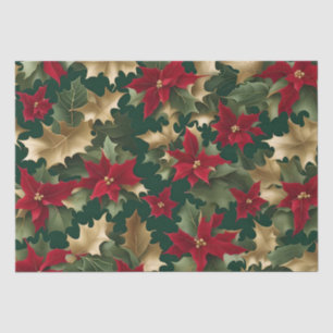 poinsettias galore tissue paper