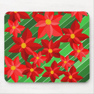 Poinsettias Mouse Mat