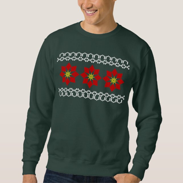 Poinsettias Sweatshirt (Front)