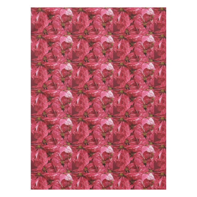 Poinsettias Tablecloth (Front)