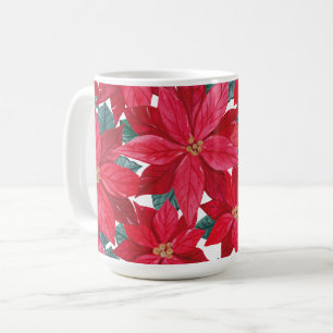 Poinsettias Winter Shelter Coffee Mug
