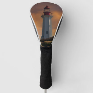 Point Atkinson Lighthouse at sunset Golf Head Cover