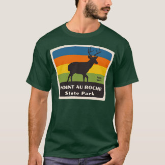 Point Au Roche State Park New York Roaming Deer T-Shirt