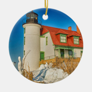 Point Betsie Ceramic Tree Decoration