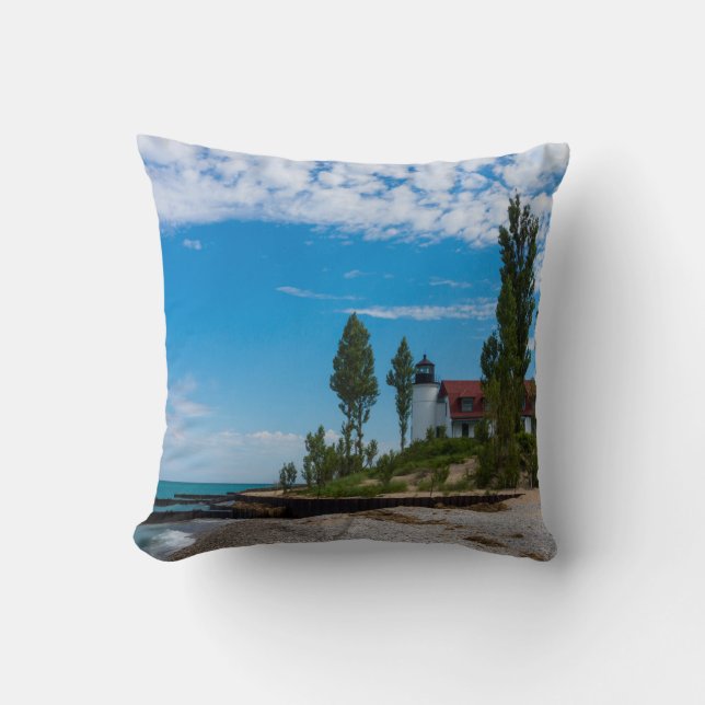 Point Betsie Light Cushion (Front)