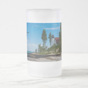 Point Betsie Light Frosted Mug