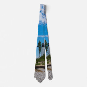 Point Betsie Light Neck Tie