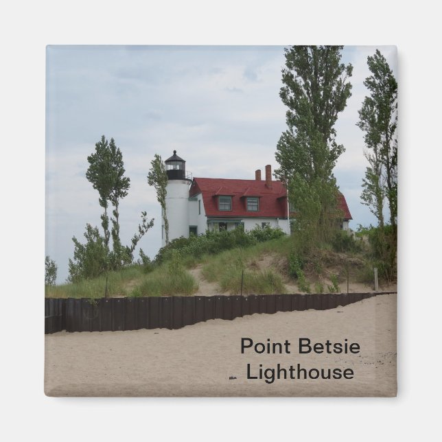 Point Betsie Lighthouse Magnet (Front)