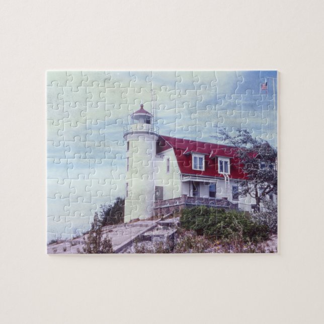 Point Betsie Lighthouse Photographic Puzzle (Horizontal)