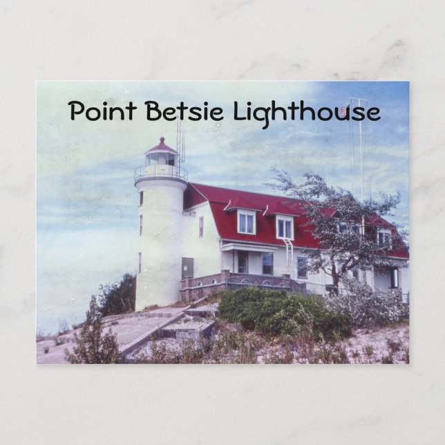 Point Betsie Lighthouse Postcard (Front)