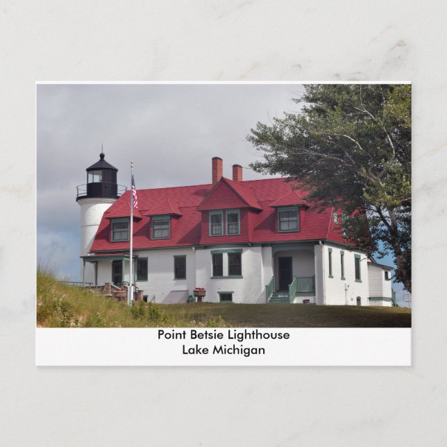 Point Betsie Lighthouse Postcard (Front)