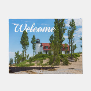 Point Betsie Lighthouse Welcome Doormat