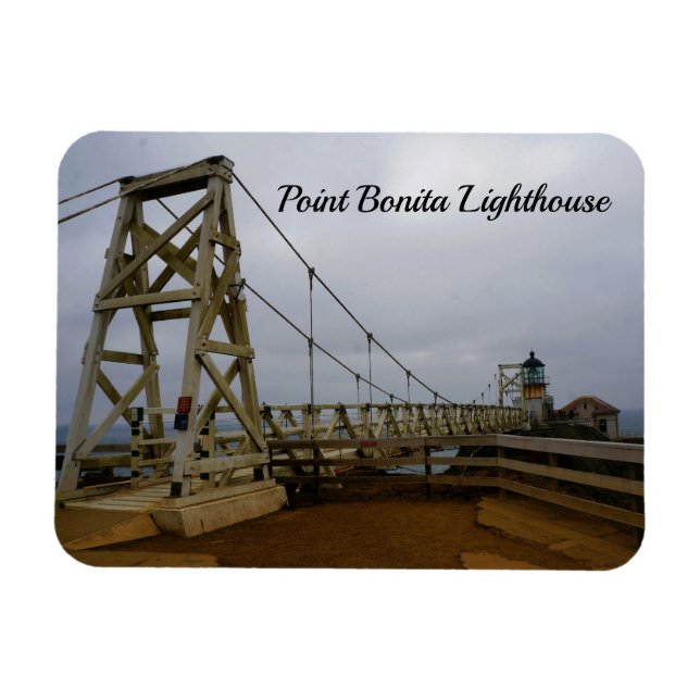 Point Bonita Lighthouse #2-2 Magnet (Horizontal)