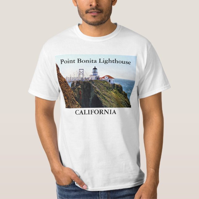 Point Bonita Lighthouse, California T-Shirt (Front)