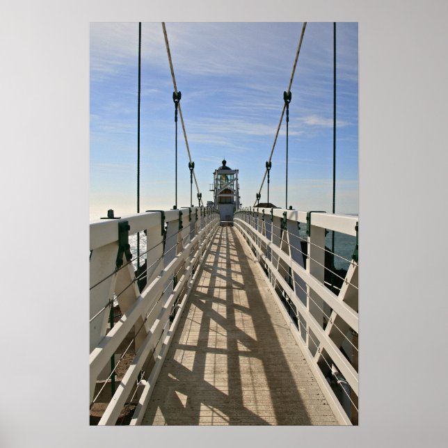 Point Bonita Lighthouse, San Fransisco, Colour Poster (Front)