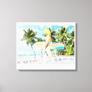 Point Break 01 Canvas Print