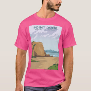 Point Dume Malibu Travel Poster Active T-Shirt