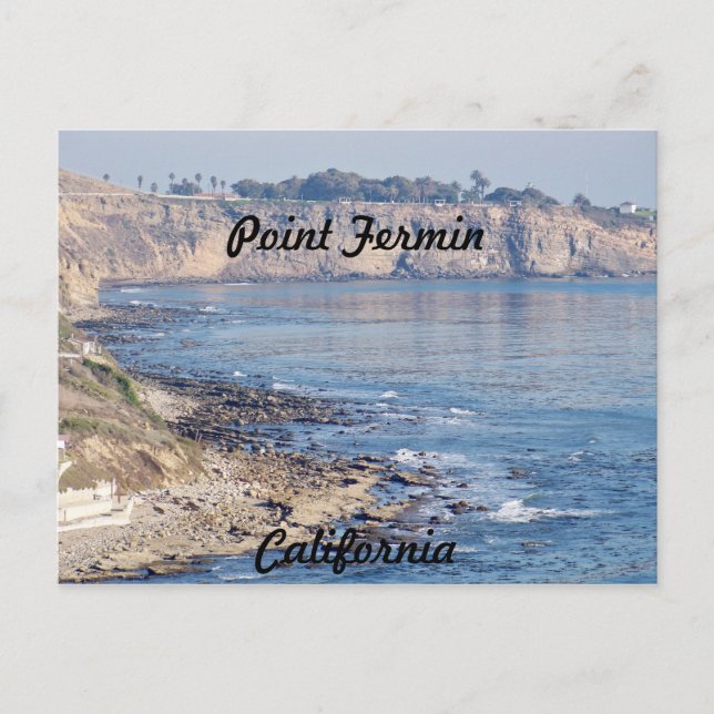Point Fermin, California Postcard (Front)