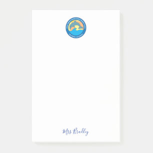 Point Fermin Elementary School Logo Personalised Post-it Notes